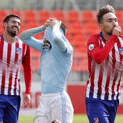 El Atleti B tumba al Celta B y suma su primer triunfo en casa