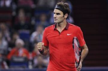 Roger Federer ya está en cuartos de final del Masters de Shanghai.