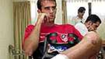 Amaya llora por su lesión