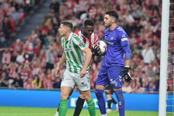 El guardameta portugués hizo un partido muy completo. Ante un ataque tan peligroso como el del Athletic, hizo uno de sus partidos más completos.