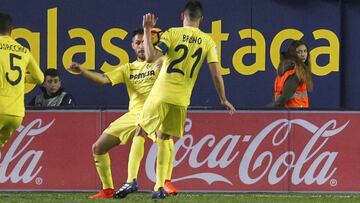 El Villarreal protestó el penalti de Bruno y posible fuera de juego de Bakambu en el 2-0