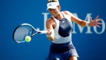 Garbiñe Muguruza, en el US Open.