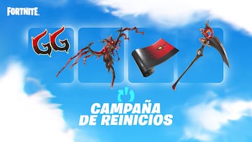 fortnite campaña reinicios noviembre 2023 objetos gratis como participar