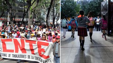 Suspenden clases en CDMX por marcha de la CNTE: qué exigen y escuelas afectadas | últimas noticias