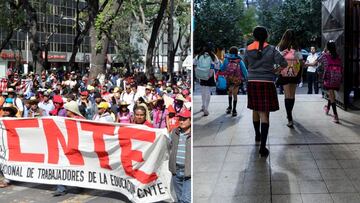 Suspenden clases en CDMX por marcha de la CNTE: qué exigen y escuelas afectadas | últimas noticias