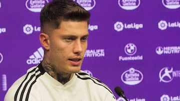 Cristo Gonz&aacute;lez, jugador del Real Valladolid, se mostr&oacute; autocr&iacute;tico en sala de prensa.