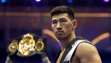 Boxing - Dmitry Bivol v Malik Zinad - Kingdom Arena, Riyadh, Saudi Arabia - June 2, 2024 Dmitry Bivol before his fights against Malik Zinad REUTERS/Hamad I Mohammed