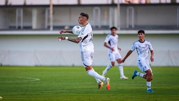 Betancor, en su primer amistoso con el Albacete.