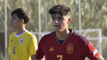 Daniel Curcio, con la Selecci¨®n espa?ola.