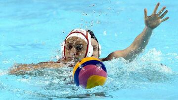 Jennifer Pareja, en un partido frente a Nueva Zelanda.