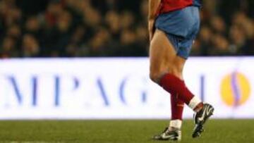 <b>BAJA.</b> Carles Puyol, capitán del Barcelona, estará al menos diez días de baja tras confirmarse que sufre una rotura fibrilar en el recto anterior de la pierna izquierda.