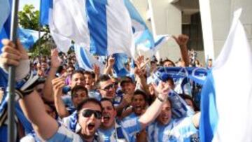 CONCIENCIA COLECTIVA. El malaguismo se ha unido para mostrar su rechazo a la sanción UEFA.