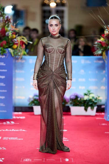   Valeria Monerri durante el 2025 Málaga Film Festival. 