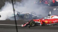 Verstappen: "Vettel está loco, se fue por Nico como un idiota"