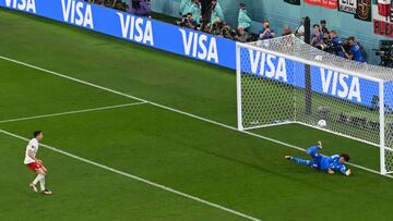 Guillermo Ochoa detiene penal a Lewandowski en momento clave