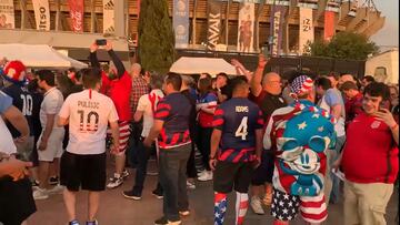 ¡Se calienta el ambiente! Afición de USA llega al Azteca cantando “dos a cero”
