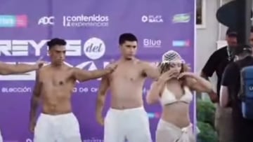 Así fue el inédito piscinazo de Skar Labra, la reina del Festival de Viña 2026