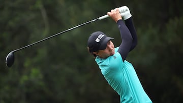 THE WOODLANDS, TEXAS - APRIL 24: Carlota Ciganda of Spain plays her shot from the 11th tee during the first round of The Chevron Championship 2025 at The Club at Carlton Woods on April 24, 2025 in The Woodlands, Texas. Sarah Stier/Getty Images/AFP (Photo by Sarah Stier / GETTY IMAGES NORTH AMERICA / Getty Images via AFP)