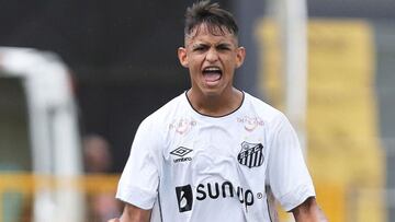 Weslley Patati: "Veo algunas caracter¨ªsticas m¨ªas parecidas a Neymar y Rodrygo"