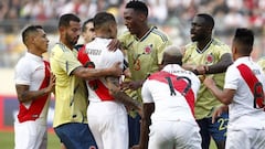 Así le fue a Perú en sus últimos diez partidos ante Colombia