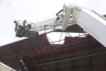 Celta de Vigo's stadium repair is underway.