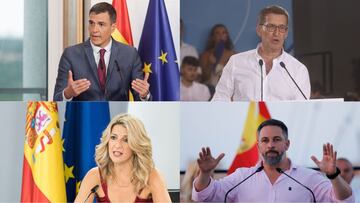 ¿Quién es el cabeza de lista de cada partido en tu provincia el 23J? PP, PSOE, VOX, Sumar...