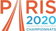 Logotipo de la candidatura de Par&iacute;s para albergar los Europeos de Atletismo de 2020.