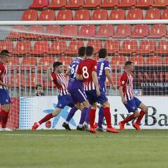 El muro del Atlético B: ha dejado la portería a cero en 18 partidos