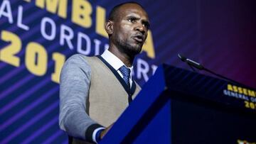 El director deportivo del Barcelona, Eric Abidal.