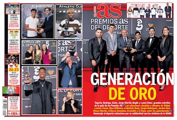 Las portadas de AS de diciembre