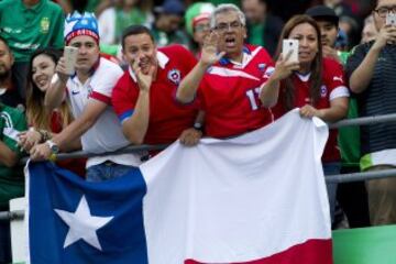 Chile vs México, en imágenes