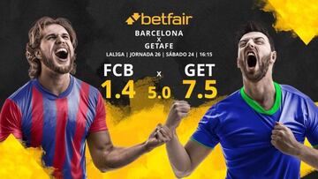 FC Barcelona vs. Getafe CF: horario, TV, estadísticas, clasificación y pronósticos