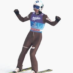 Kamil Stoch se lleva el triunfo en los saltos de Garmisch