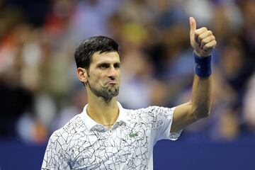 Novak Djokovic ante Kei Nishikori.