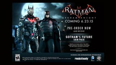 Skins de Batman Beyond y The Dark Knight Returns si reservas Batman: Arkham Knight