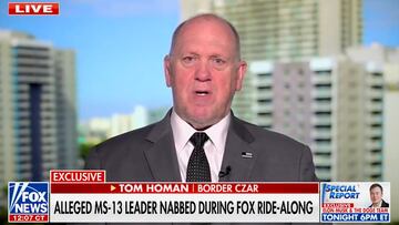 Border Czar Tom Homan slams Biden after MS-13 leader’s arrest