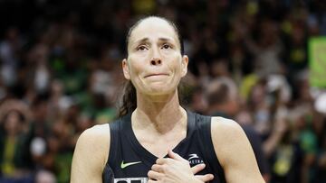 Legendary basketball player Sue Bird has ended her professional playing career after the Seattle Storm lost to the Las Vegas Aces in the WNBA Playoffs.