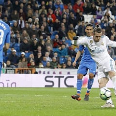 Bale: a gol por partido en sus últimos duelos ante el Getafe