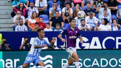 Álvaro Tejero, en un partido contra el Málaga.