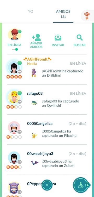 Solo podemos Intercambiar Pok&eacute;mon con Amigos con los que tengamos al menos un coraz&oacute;n