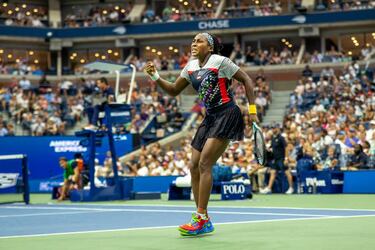 Coco Gauff becomes youngest player to reach US Open quarter-finals since 2009