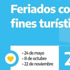 Feriados en Argentina en 2021: ¿cuáles son los puentes del próximo año?
