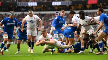 Inglaterra vuelve a los b¨¢sicos y coge aire en el Seis Naciones