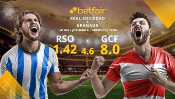 Real Sociedad vs. Granada CF: horario, TV, estadísticas, clasificación y pronósticos