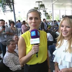 Emoción, nervios y entusiasmo de Kylie Minogue en la Fórmula E