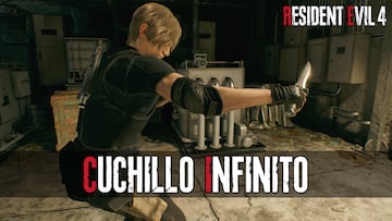 resident evil 4 remake cuchillo primario irrompible infinito como conseguirlo