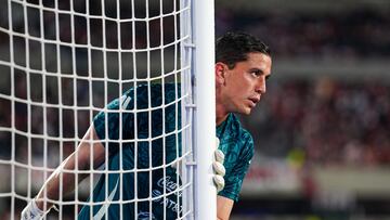 Andres Sanchez of Mexico during the international friendly football match between River Plate and Mexico (Mexican National team) at Monumental Stadium on January 21, 2025, in Buenos Aires, Argentina.