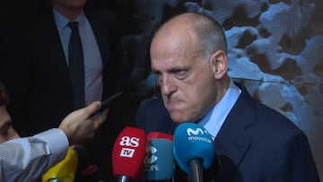 Le preguntan a Tebas si LaLiga ha perdido caché sin Cristiano