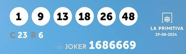 La Primitiva: comprobar los resultados del sorteo de hoy, jueves 29 de agosto