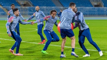 Carrillo entrena al lado de Cristiano